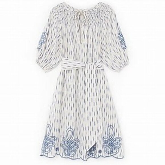 Innika Choo Hugh Jesmok Dress in Ikat Print - Picture 3 of 16
